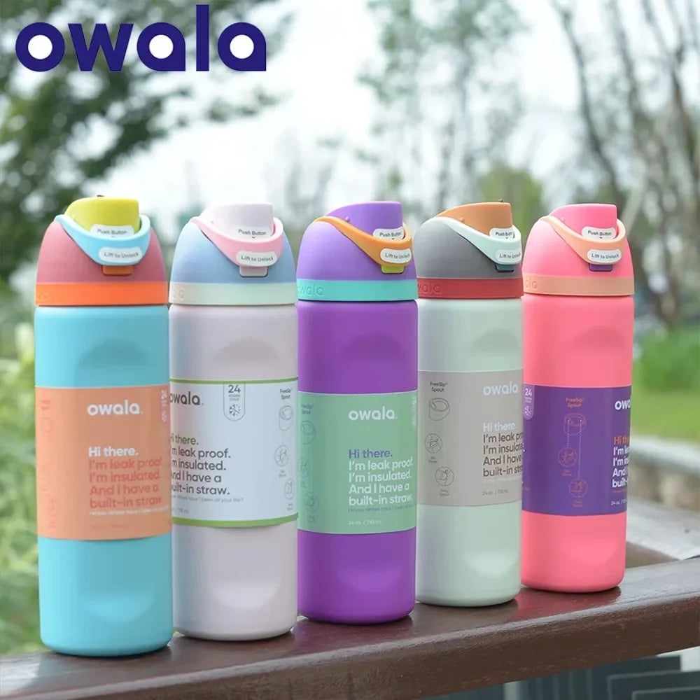 Owala Insulated Stainless Steel Water Bottle with Straw