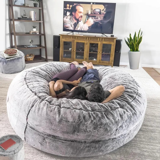 Giant Bean Bag Chair for Adults Cover 6FT