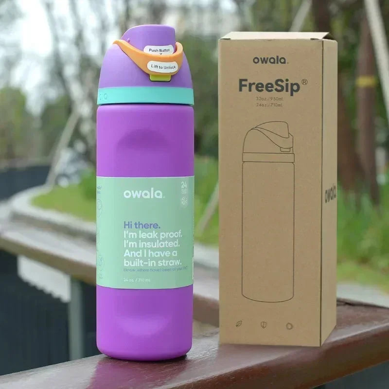 Owala Insulated Stainless Steel Water Bottle with Straw