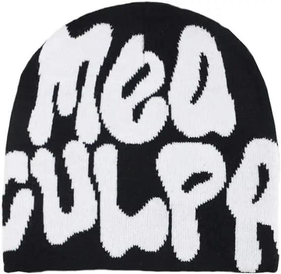 Unisex Y2k Beanie Hat MEA Graphic Winter Hat