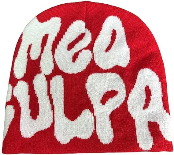 Unisex Y2k Beanie Hat MEA Graphic Winter Hat