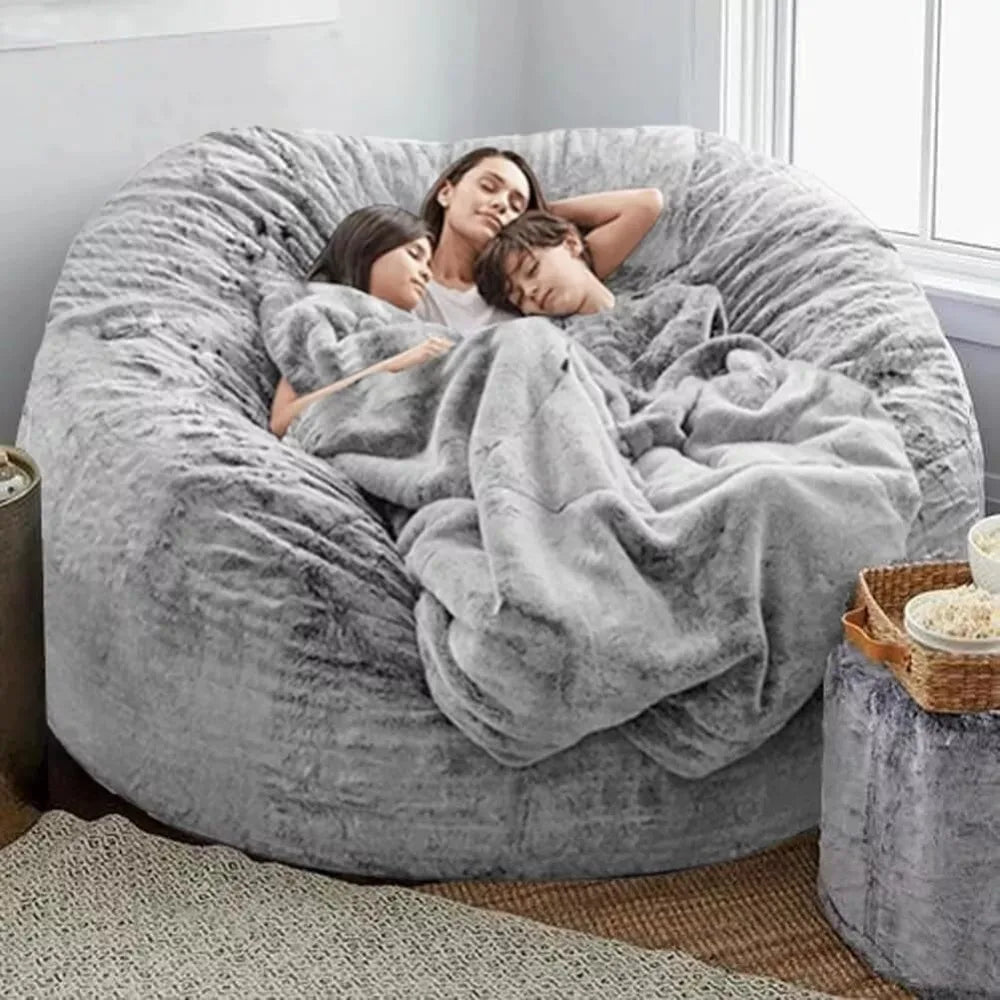 Giant Bean Bag Chair for Adults Cover 6FT