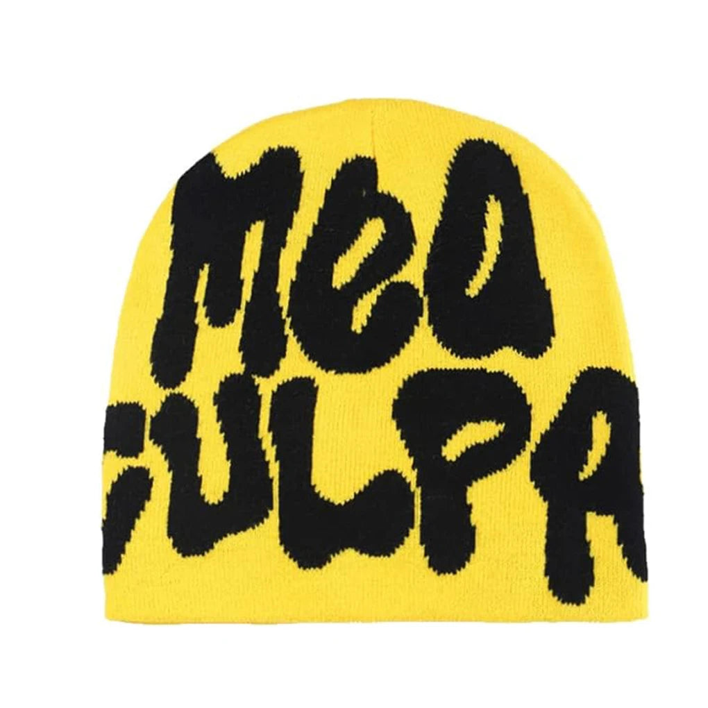 Unisex Y2k Beanie Hat MEA Graphic Winter Hat