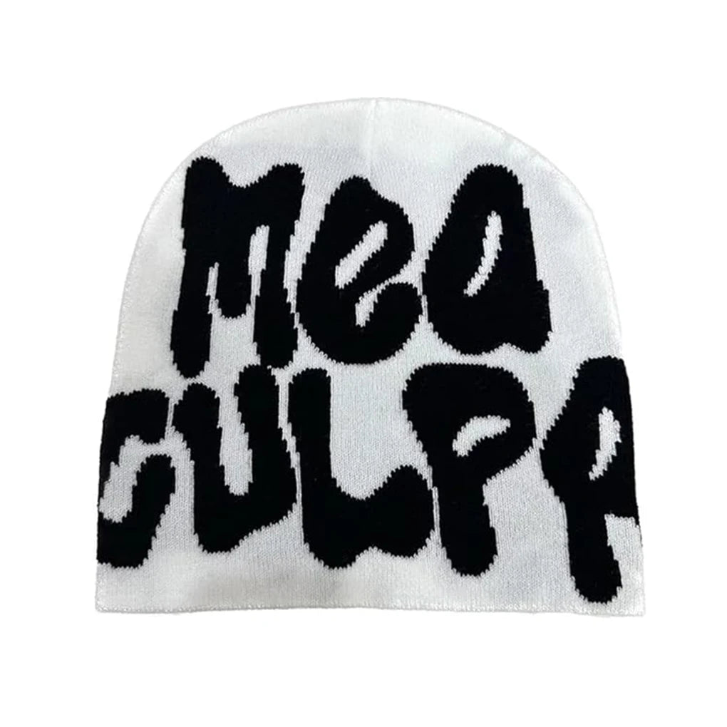 Unisex Y2k Beanie Hat MEA Graphic Winter Hat