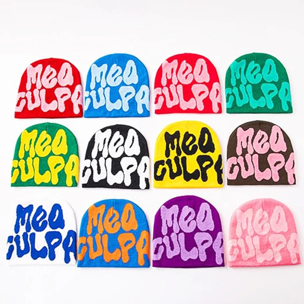 Unisex Y2k Beanie Hat MEA Graphic Winter Hat